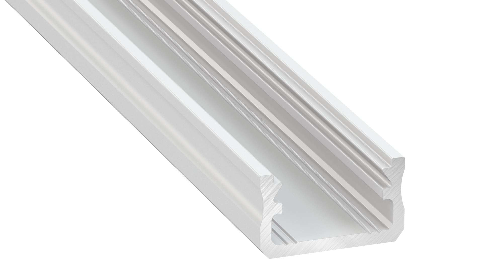 Lumines profile type A lacquered white, 6,15 m